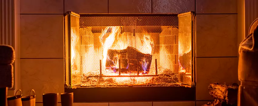 Mendota Hearth Landscape Fireplace Installation in Rock Hill, South Carolina
